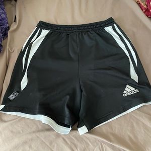 Black and White Adidas Shorts